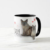 Crazy Cat Lady Tasse (VorderseiteRechts)