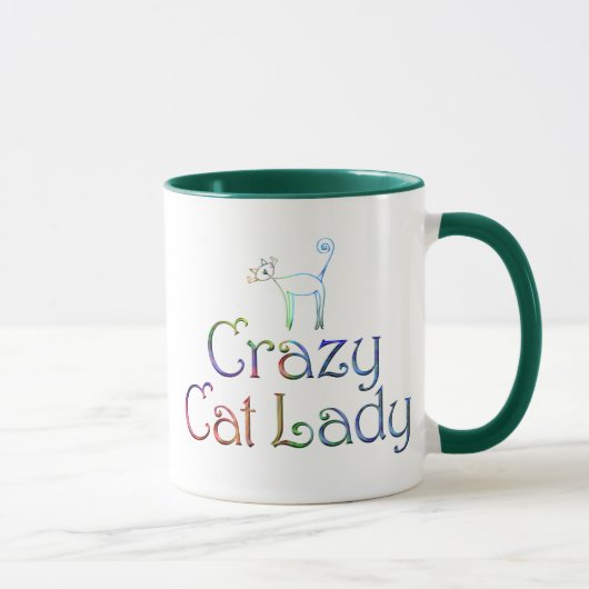 Crazy Cat Lady Tasse (Rechts)