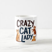 Crazy Cat Lady Tasse - Niedlicher Cat Lover Coffee (Mittel)