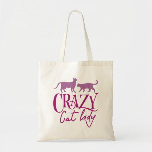 Crazy Cat Lady Tragetasche
