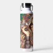 Crazy Cat Lady  Trinkflasche (Vorne)