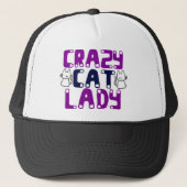 Crazy Cat Lady Truckerkappe (Vorderseite)