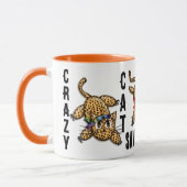 Crazy Cat Lady Ultra Niedlich Anime Leopard Kitty Tasse (Links)