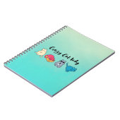 Crazy Cat Lady und 4 Niedliche Katzen Notizblock (Linke Seite)