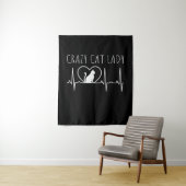 Crazy Cat Lady Wandteppich (Beispiel)