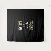 Crazy Cat Lady Wandteppich (Vorderseite (Horizontal))