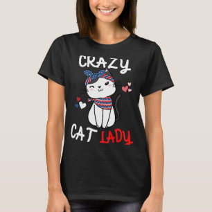 Crazy Cat Lady Women Animal Mother Day T-Shirt