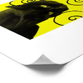 Crazy Cat Poster (Ecke)