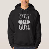 Crazy Cat Typ Hoodie (Vorderseite)