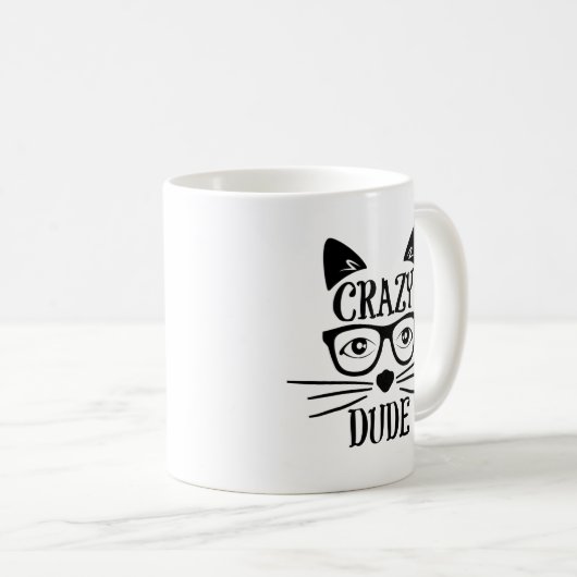 Crazy Cat Typ Kaffeetasse (VorderseiteRechts)