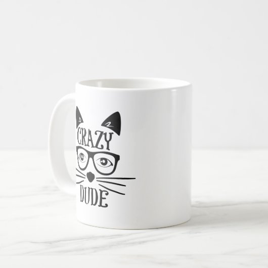 Crazy Cat Typ Kaffeetasse (Vorderseite Links)