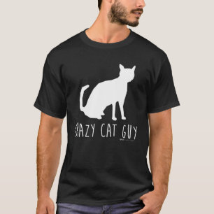 Crazy Cat Typ Owner Meme Word T-Shirt