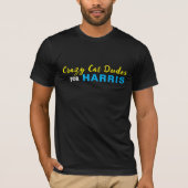 Crazy Cat Typs für HARRIS Funny T-Shirt (Vorderseite)