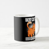 Crazy Cat Vater Cat Pater Bester Katze Vater je Kaffeetasse (VorderseiteRechts)