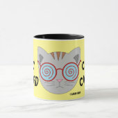 CRAZY CAT-VATER-Kaffee Tasse (Zentrum)