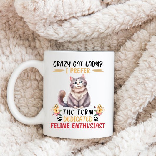 "Crazy Caterlady" Kaffeetasse