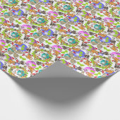 Crazy Catnip Christmas Geschenkpapier (Ecke)