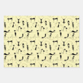 Crazy Cats Design Wrapping Paper Geschenkpapier Set (Vorderseite 3)