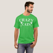 Crazy Cats Retro T-Shirt (Vorne ganz)