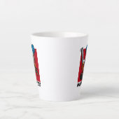 Crazy Chainsaw Clown Halloween Editable Text Year Milchtasse (Vorderseite)