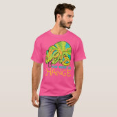 Crazy Chameleon I Lizard I Chameleon T-Shirt (Vorne ganz)
