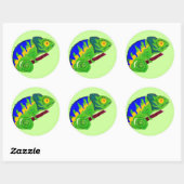 Crazy Chameleon Sticker (Blatt)
