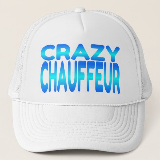 Crazy Chauffeur Truckerkappe (Vorderseite)