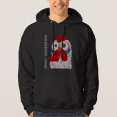 Crazy Chicken Day Hoodie (Vorderseite)