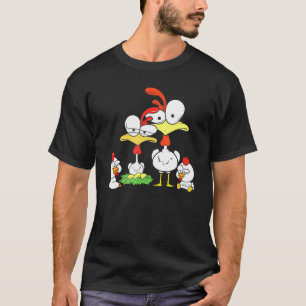 Crazy Chicken Family Chicken Whisperer Niedlicher T-Shirt