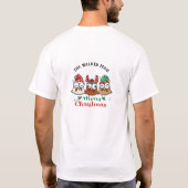 Crazy Chicken Farm Frohe Weihnachten T-Shirt (Rückseite)