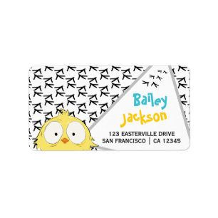 Crazy Chicken! Fun Funny Overload! Labels Adressaufkleber