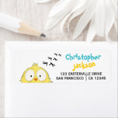 Crazy Chicken! Funny Fun Address Label (Insitu)