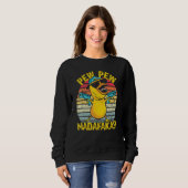 Crazy Chicken Gangster Pew Madafakas Sweatshirt (Vorne ganz)