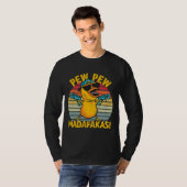 Crazy Chicken Gangster Pew Pew T-Shirt (Vorne ganz)