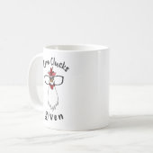 Crazy Chicken Lady Antisocial Bauer Farm Hühner Kaffeetasse (Vorderseite Links)