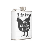 Crazy Chicken Lady Flachmann (Rechts)