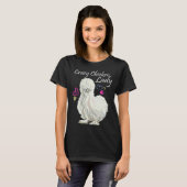Crazy Chicken Lady for Mother Of Chickens Silkie c T-Shirt (Vorne ganz)
