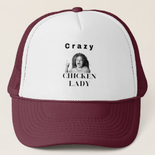 Crazy Chicken Lady. Hühner, Spaß, lustig Truckerkappe