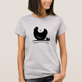Crazy Chicken Lady Monogram T - Shirt
