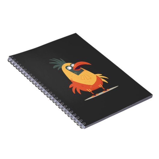 Crazy Chicken Lady Notizblock (Rechte Seite)