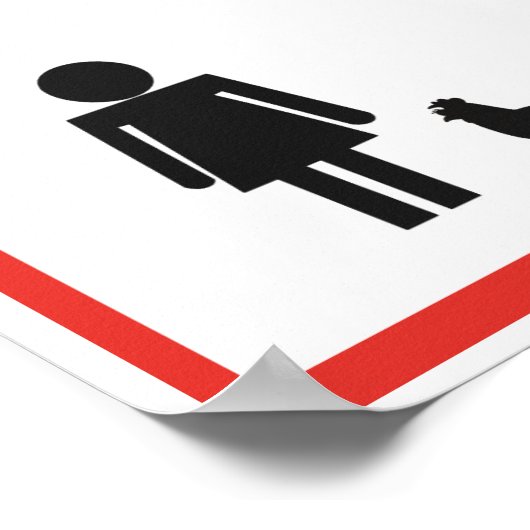 Crazy Chicken Lady Poster (Ecke)