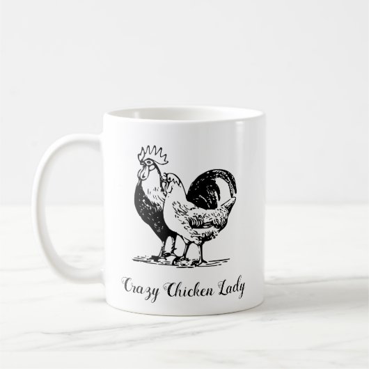 Crazy Chicken Lady Tasse (Links)