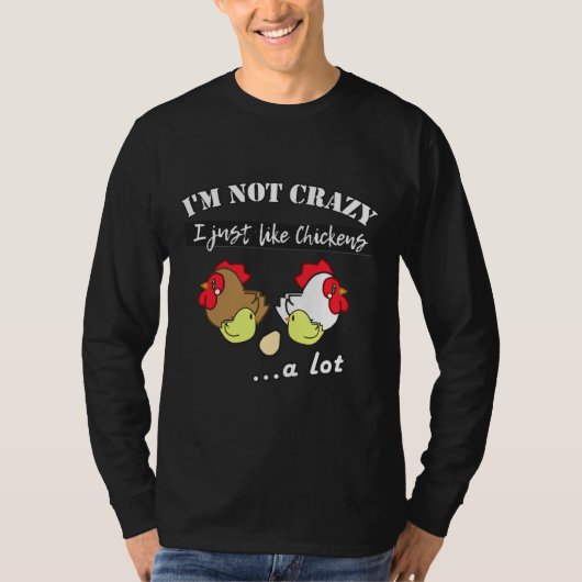 Crazy Chicken Liebe T-Shirt (Vorderseite)