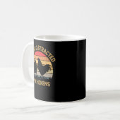 Crazy Chicken Man Kaffeetasse (Vorderseite Links)