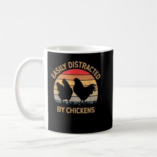 Crazy Chicken Man Kaffeetasse (Links)