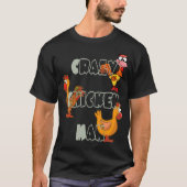 Crazy Chicken Man T-Shirt (Vorderseite)