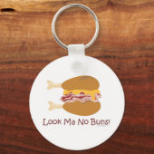 Crazy Chicken Sandwich Schlüsselanhänger (Vorderseite)