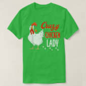 Crazy Chicken Women Lady Bauer T-Shirt (Design vorne)