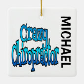 Crazy Chiropraktor CUSTOM Keramikornament (Rückseite)