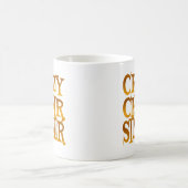 Crazy Choir Singer in Gold Kaffeetasse (Mittel)